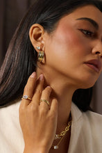 Load image into Gallery viewer, Oval Bezel CZ Stud
