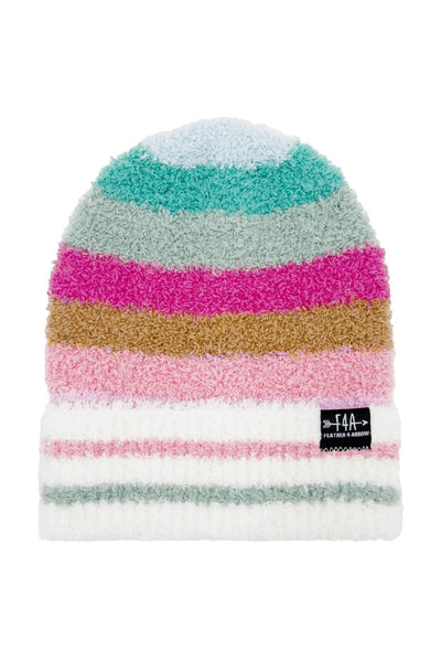 kids stripe beanie
