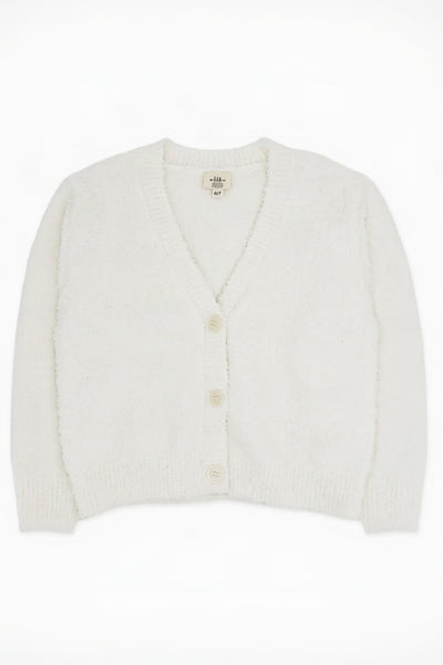 Girls Fuzzy Cardigan