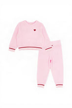 Load image into Gallery viewer, Girls 2pc Waffle Heart Set
