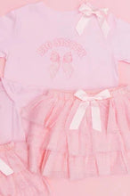 Load image into Gallery viewer, girls bow tiered tutu
