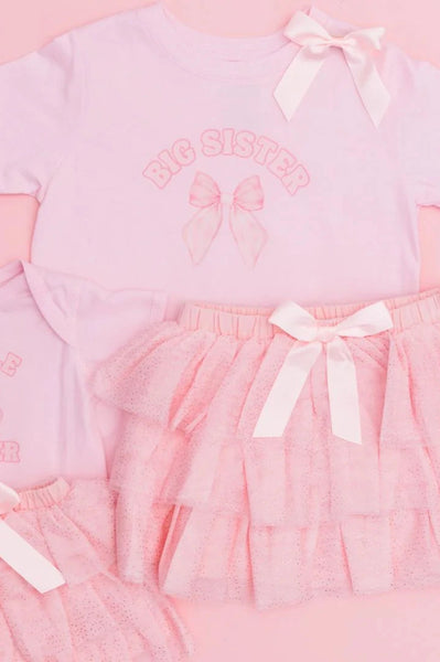 big sister bow t shirt