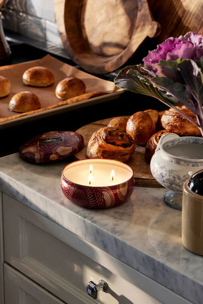 3 wick tin candle - wildberry