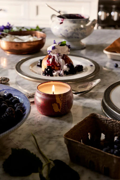 mini tin candle - wildberry