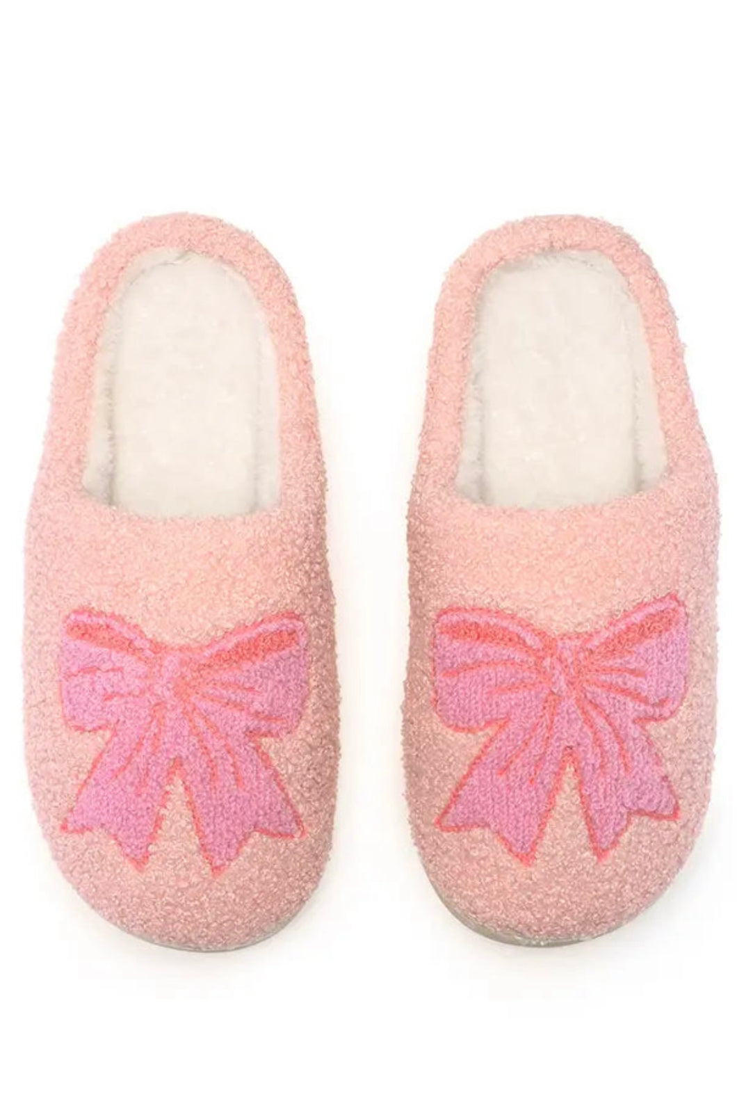 kids bow slipper