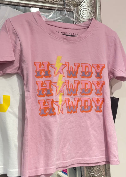 girls howdy tee