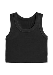 girls rib tank top