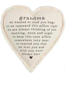 grandma heart pillow