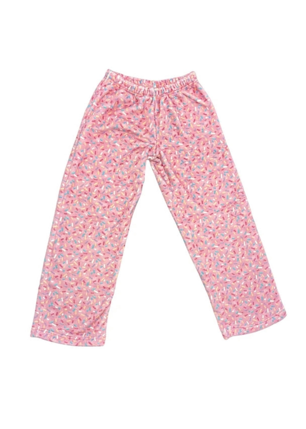 girls plush pant sprinkles