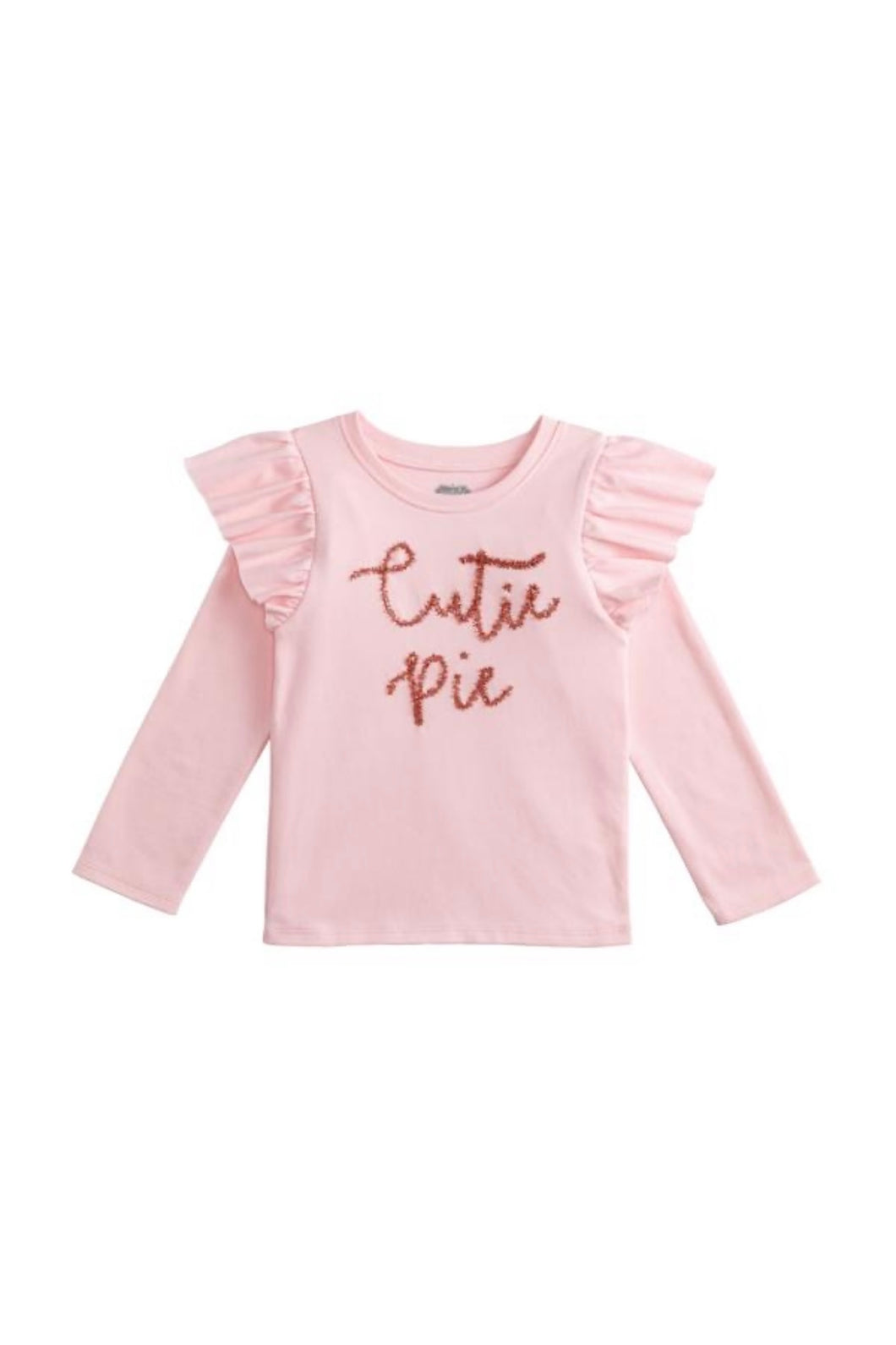 girls pumpkin tinsel tee