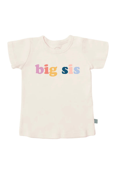 kids organic tee - big sis