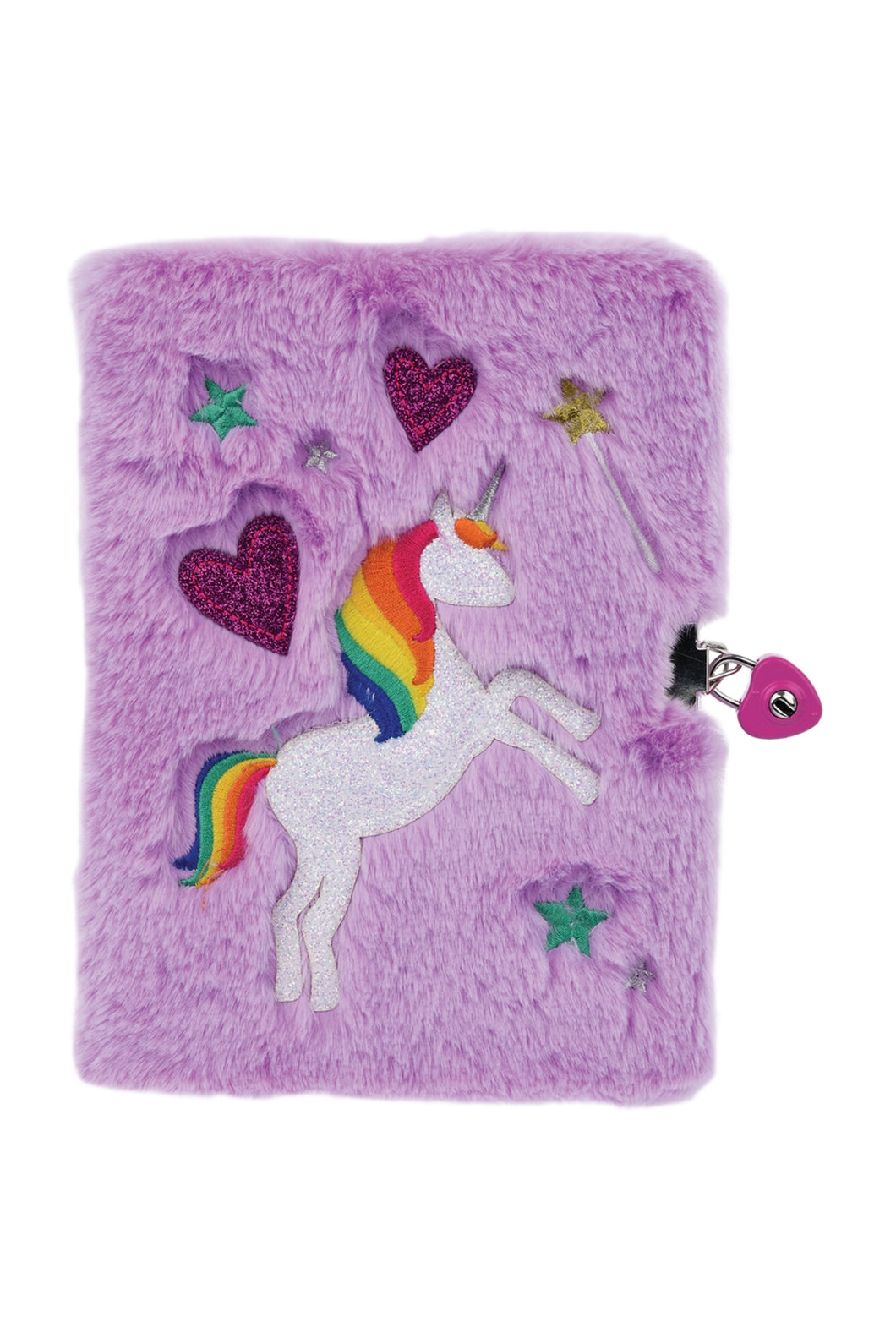 unicorn lock+key journal