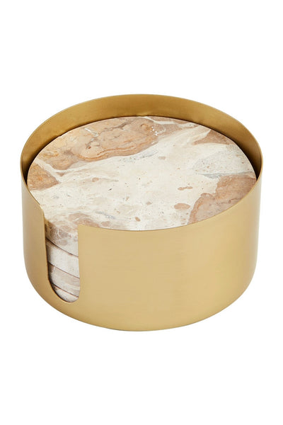 marble 4 coaster + caddy