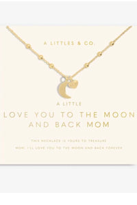 necklace love you to moon