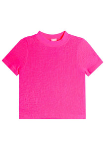 girls smock short sleeve top