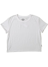 Load image into Gallery viewer, girls short roll sleeve tee

