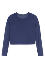 Load image into Gallery viewer, girls long sleeve seamless rib top
