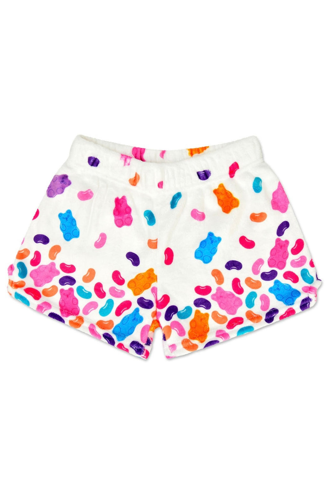 plush shorts jelly bears
