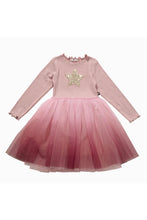 Load image into Gallery viewer, girls long sleeve star tutu dress
