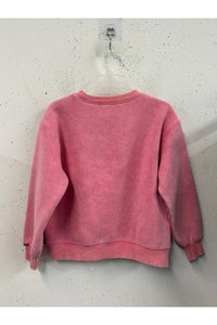 girls smiley stiched sweatshirt