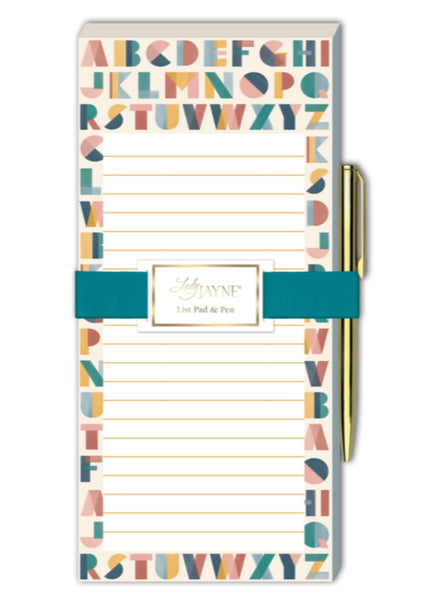 magnetic pad + pen alphabet