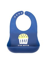 Load image into Gallery viewer, baby bib stud muffin
