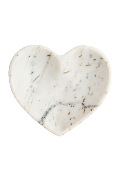 marble heart dish