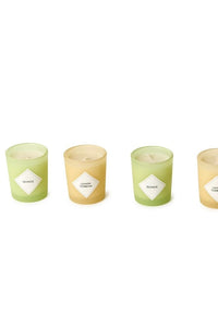 set of 5 lemon verbena candles