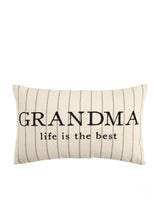 Load image into Gallery viewer, striped grandma pillow
