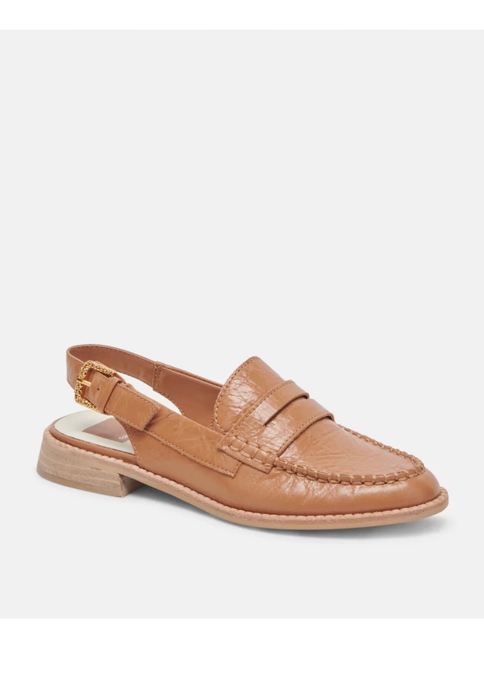 womens tan loafer slingback