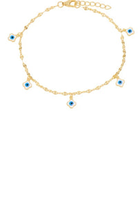 clover eye link bracelet