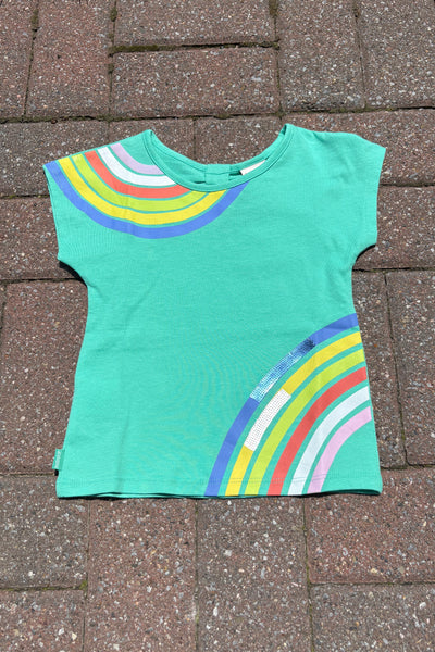 girls rainbow tee