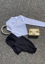 Load image into Gallery viewer, girls long sleeve rib henley
