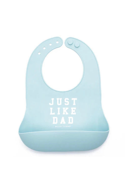 baby bib just like dad