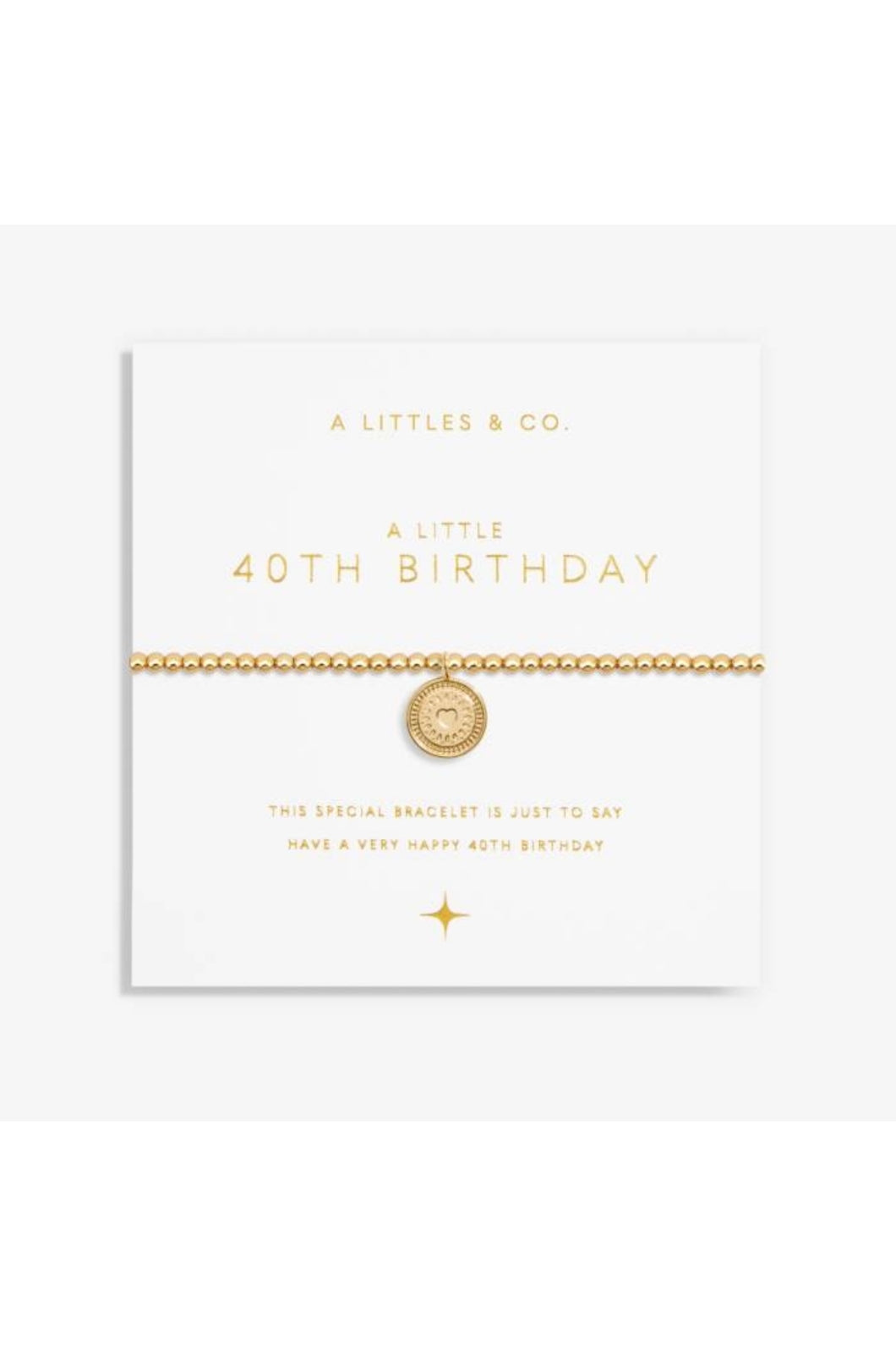 bracelet 40th birthday