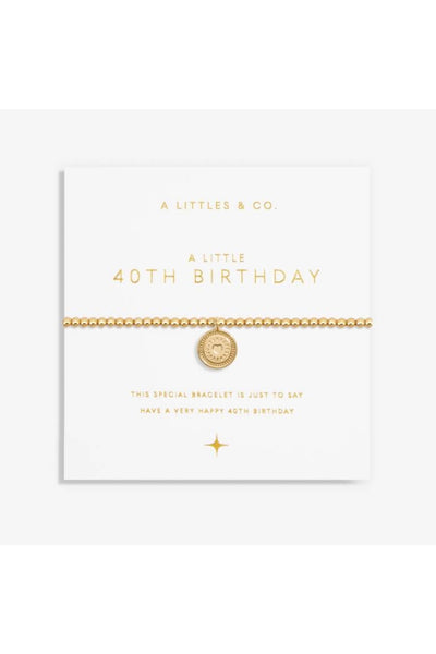 bracelet 40th birthday