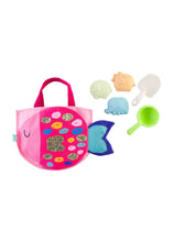 Load image into Gallery viewer, kids beach tote + toys
