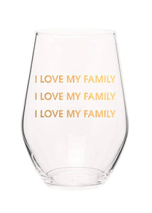 wine glass love family