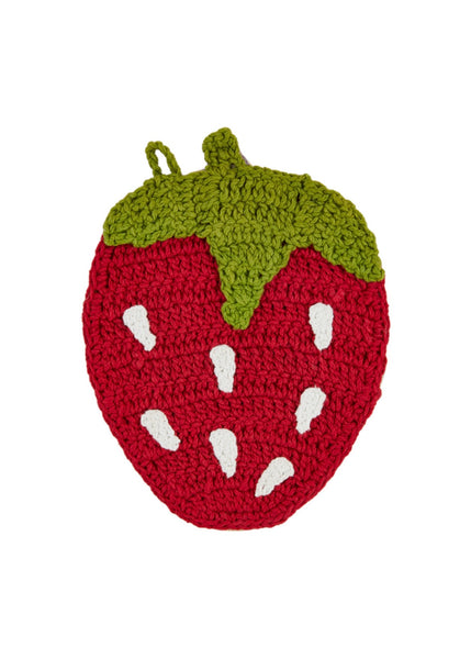 fruit crochet trivet