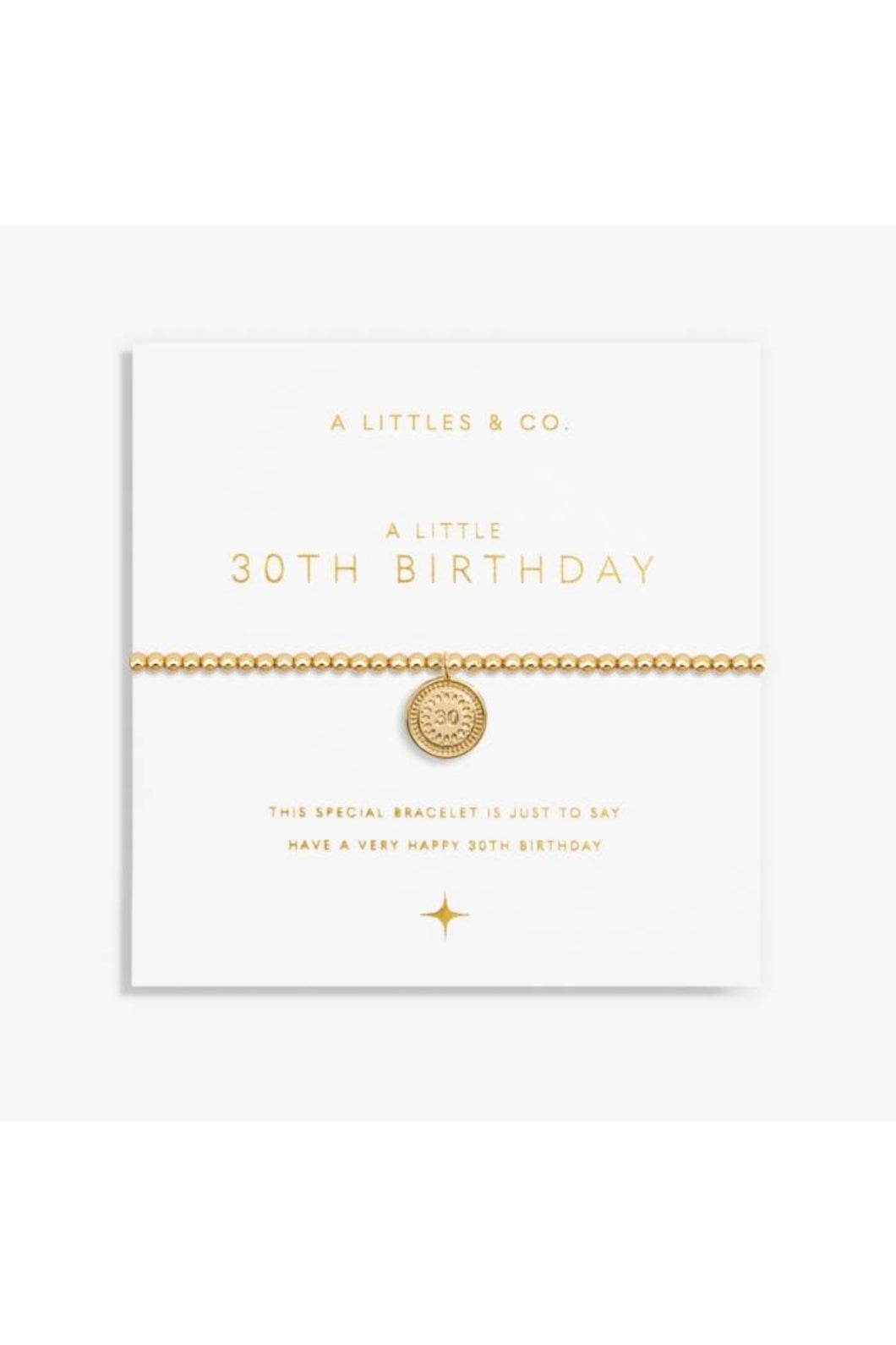 bracelet 30th birthday