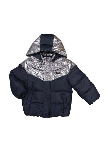 boys hooded puffer coat