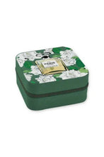 Load image into Gallery viewer, travel jewelry case parfume floral
