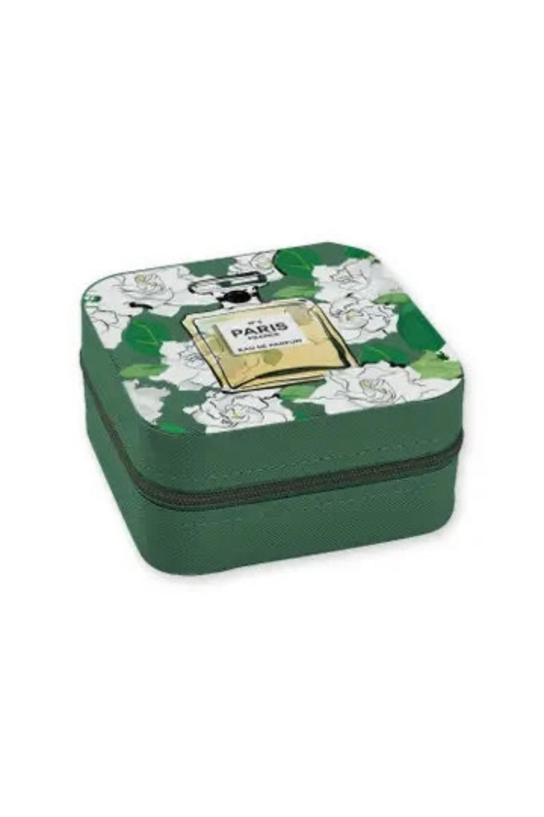 travel jewelry case parfume floral