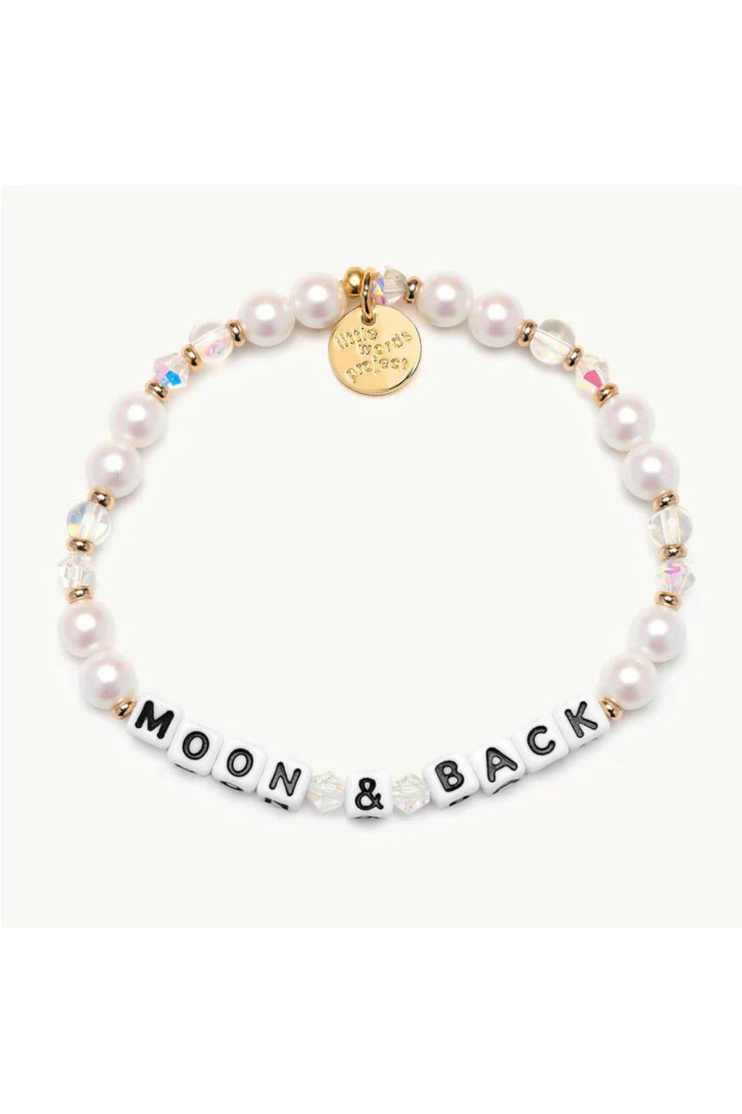 bead bracelet moon + back