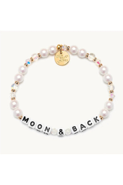 bead bracelet moon + back