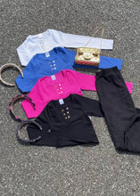 Load image into Gallery viewer, girls long sleeve rib henley
