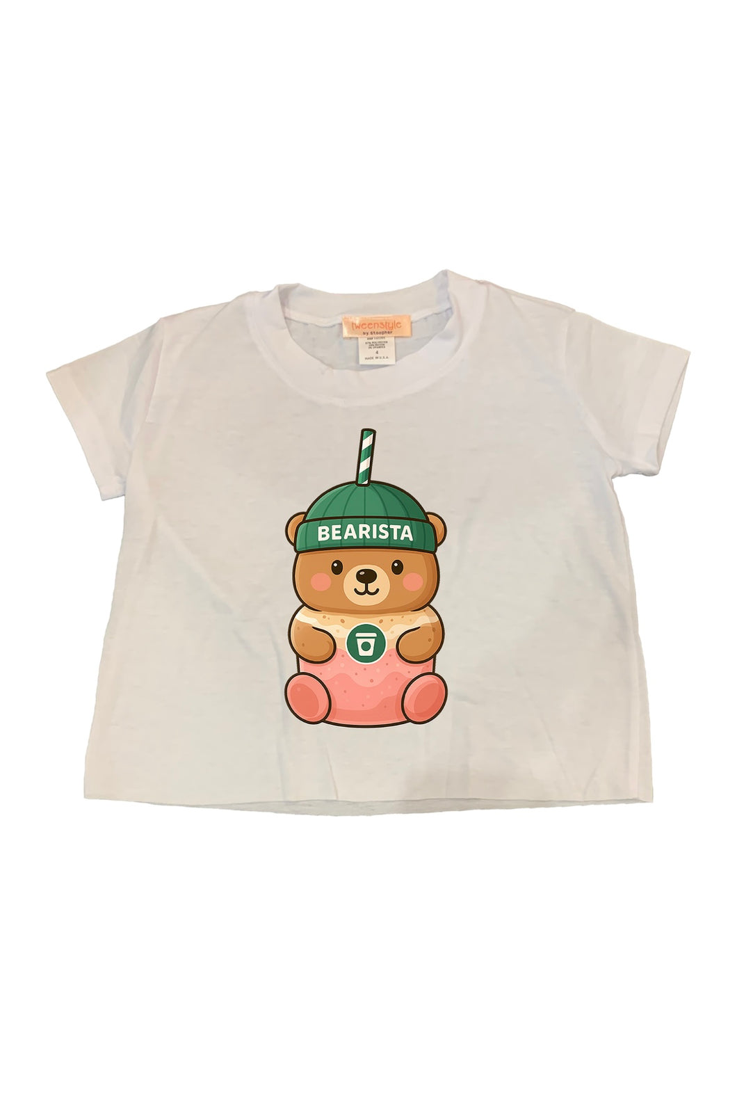 girls bearista tee