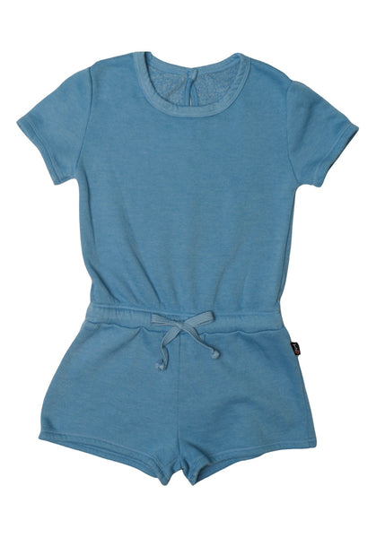 girls chambray romper