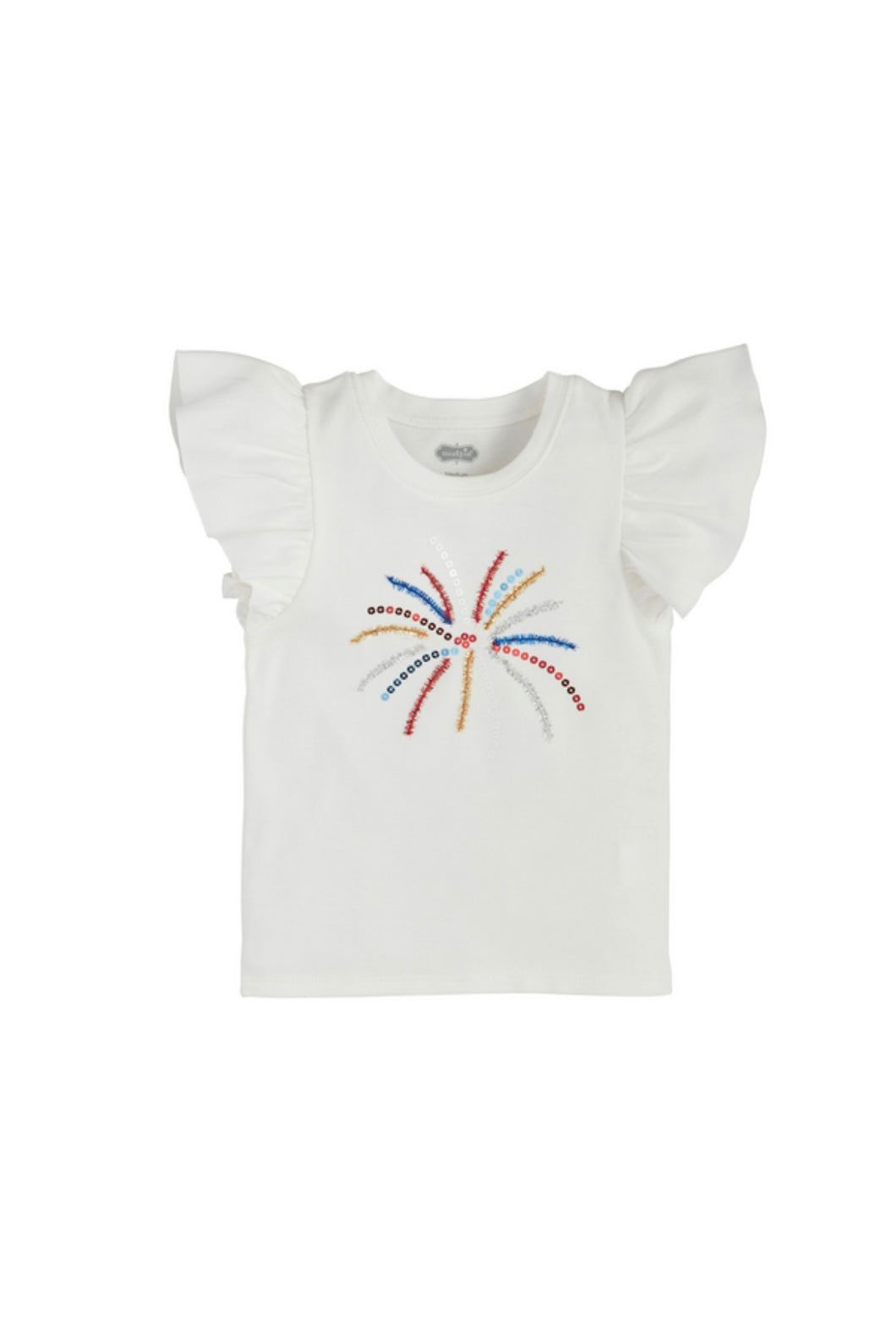 girls fireworks+tinsel tee