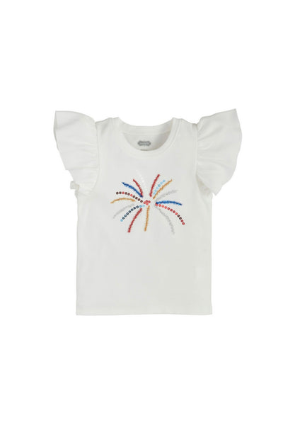 girls fireworks+tinsel tee